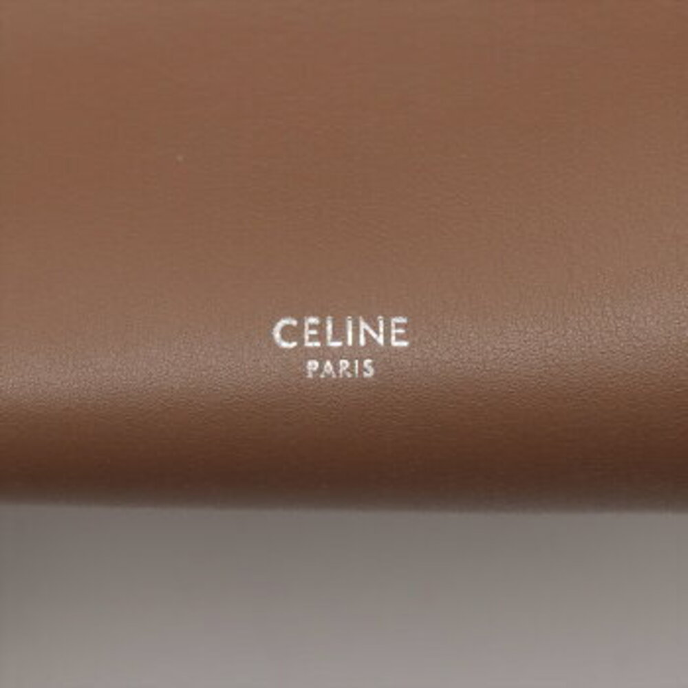 Celine Big Bag Leather Handbag Crossbody Tote Shoulder Brown - Picture 10 of 10